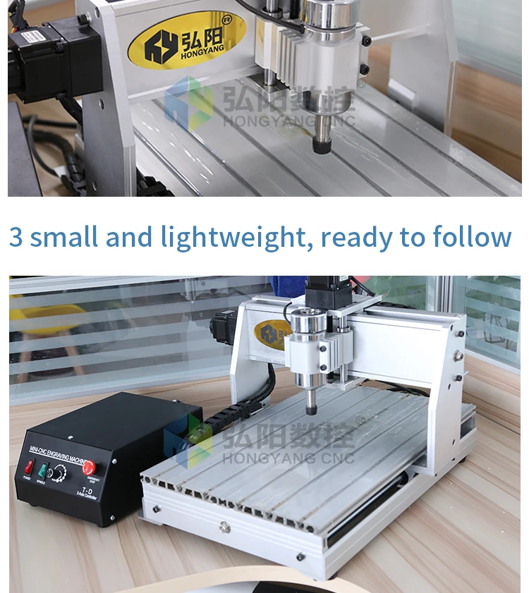 Hongyang CNC DIY маленькая гравировальная Машина деревообрабатывающая резьба по нефриту CNC автоматическая машина набор стол из алюминиевого сплава