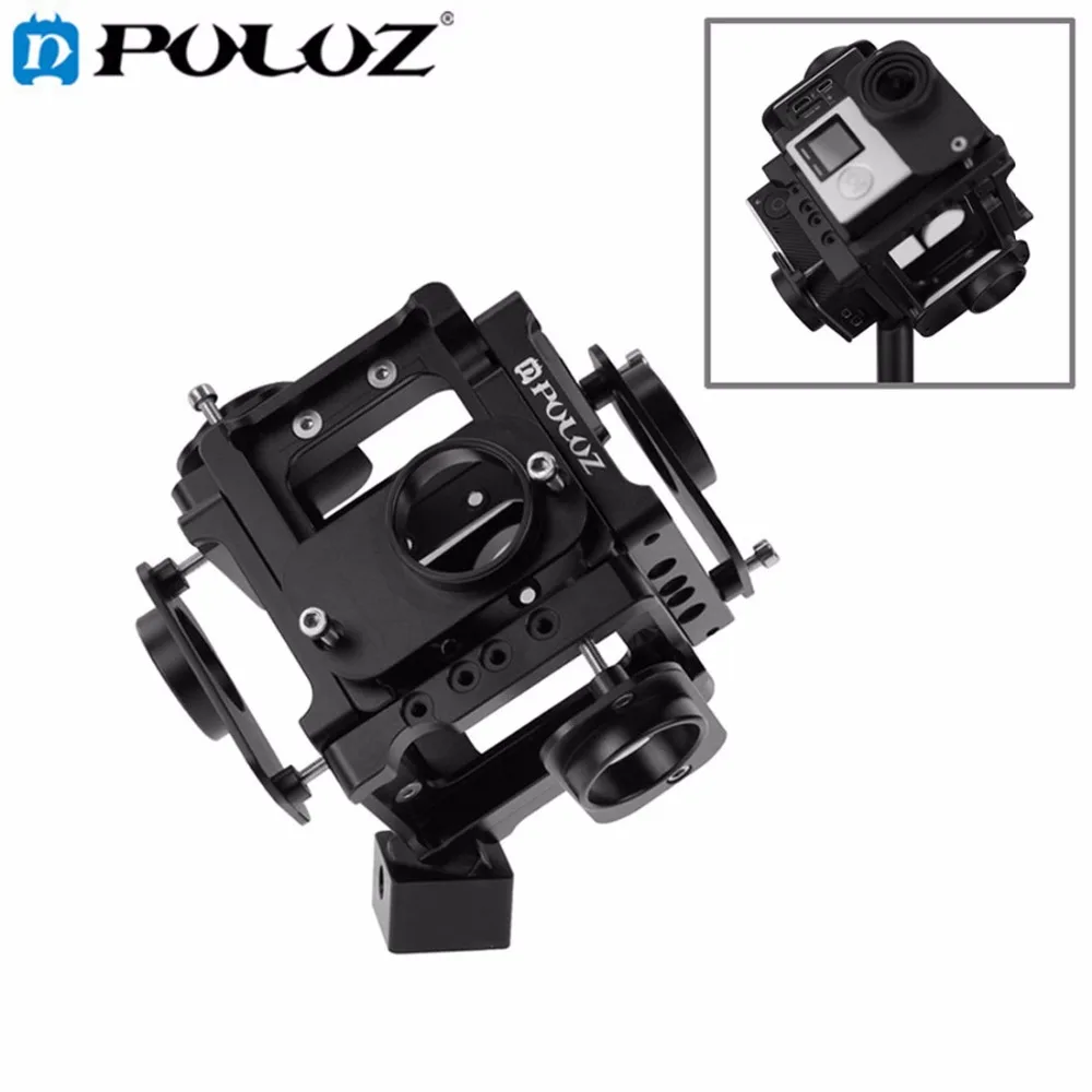 

6 in 1 CNC Aluminum Alloy Housing Shell Protective Cage with Screw for GoPro HERO4 / 3+