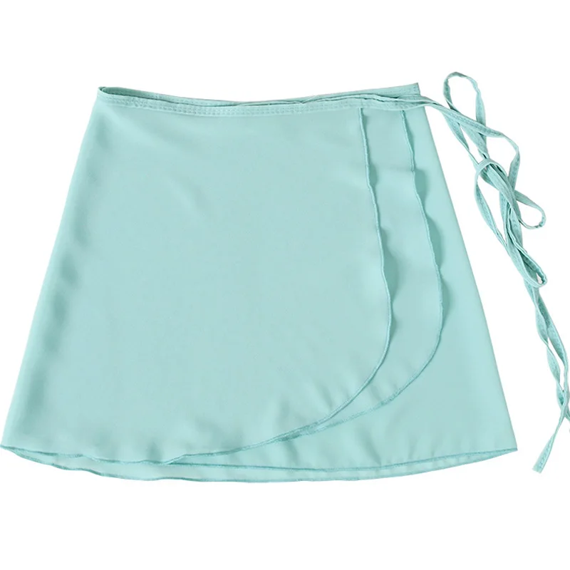 

Ballet Dance Skirt For Adult Children Chiffon Pure Color Practice Leotard Dance Dress For Women Teachers Wrap skirt Skate