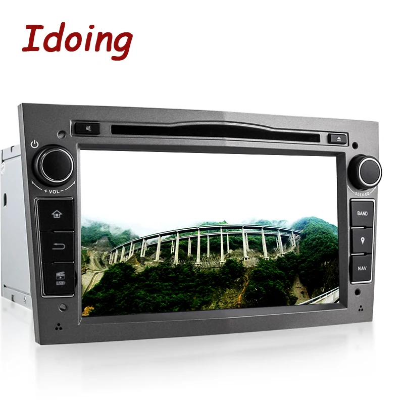 Clearance Idoing 2Din Steering-Wheel Android7.1Car DVD Multimedia Video Player Radio For Opel Vectra Corsa D Astra H Car GPS Autoradio MP3 2