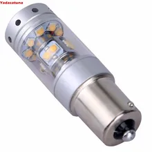 2X1156 T25-BA15S LED Auto Ampoule 28-SMD 140W 1073 Feu Arriere/Recul P21W Voiture Lampe Blanc 6000K DC 12-30V 1200LM