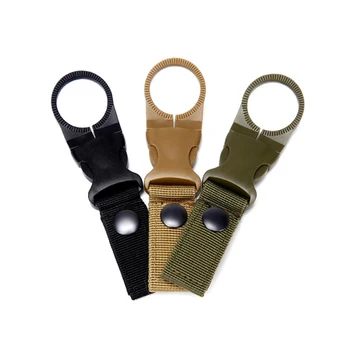 

Tactical Backpack Military Clip Hook Water Bottle Holder Bushcraft Outdoor EDC Webbing Tool Bike accessory Climb Carabiner
