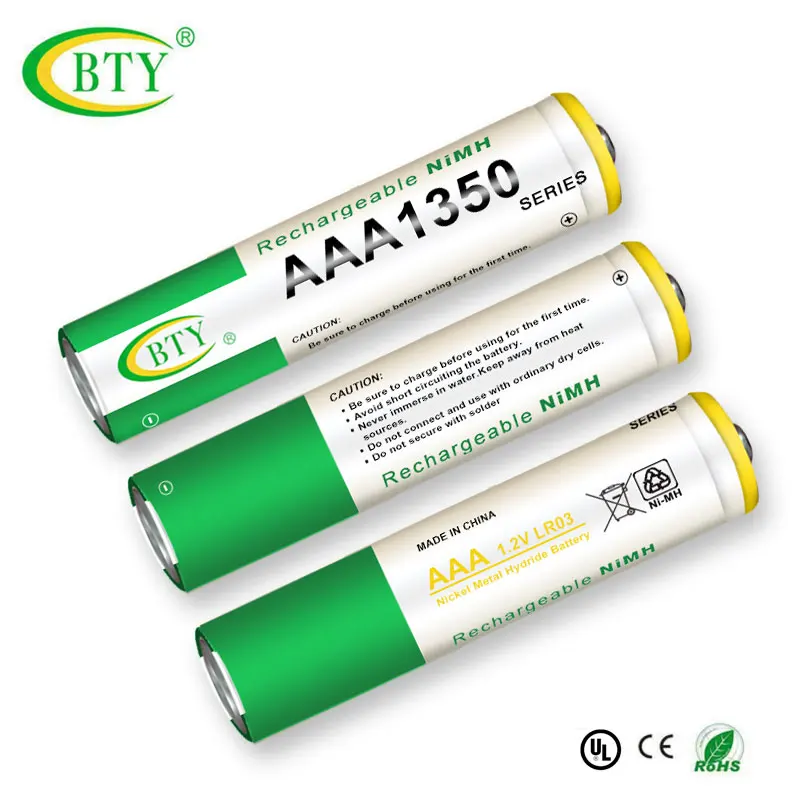 16 шт/4 шт/упаковка BTY Ni-MH аккумуляторная батарея 1350 mAh 1,2 V AAA аккумуляторная батарея 3A батареи для мыши игрушечная камера часы