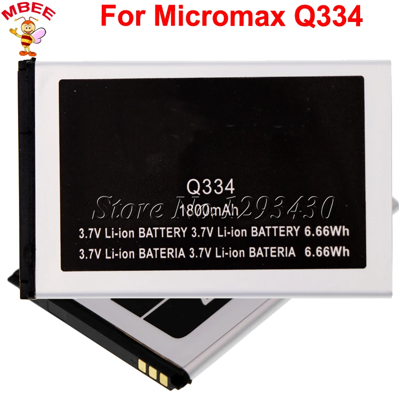 

For Micromax Q334 battery 1800mAh High Quality Accumulator