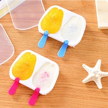 2 шт./компл. инструменты для мороженого поп-прессформы для мороженого ледяные формы Снеговик Icepop Блок производитель замороженный кубик льда леденец плесень