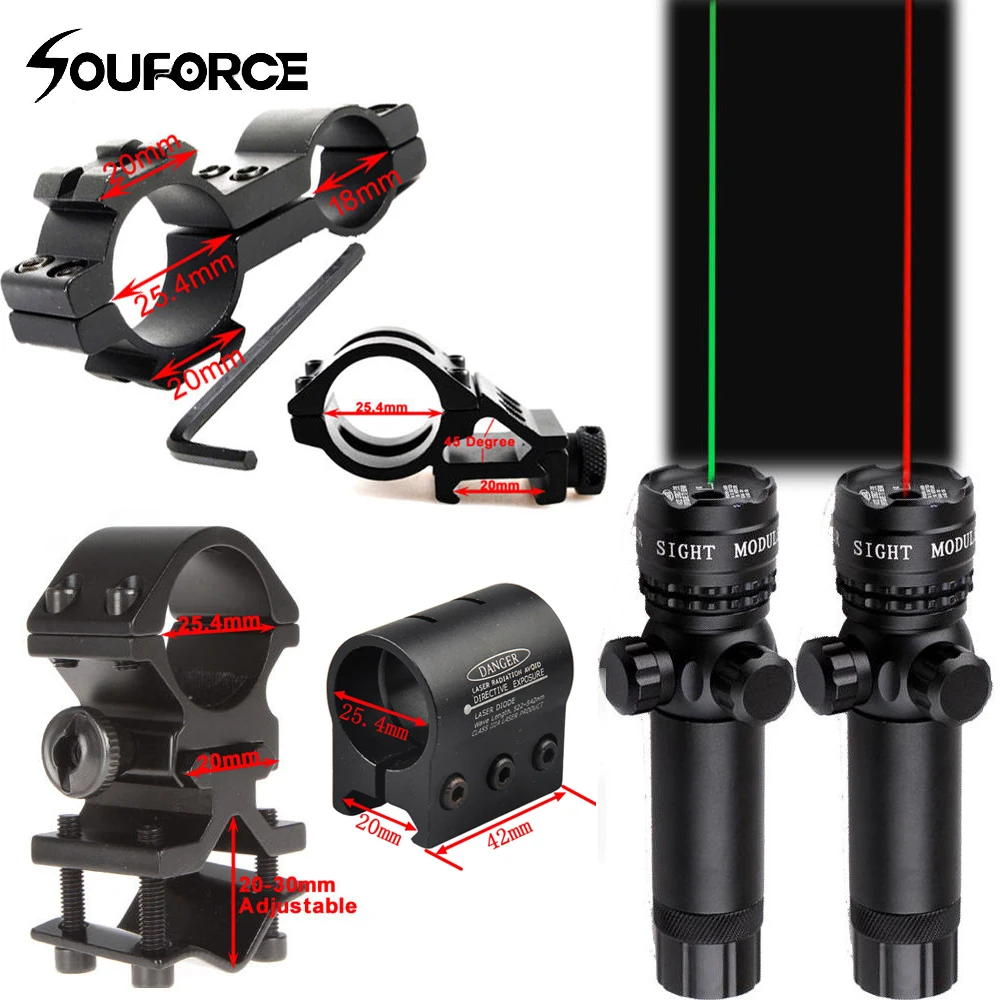 preço Verde Red Dot Laser Sight com QD Anel 20 45 Graus Offset 25.4mm mm Weaver Picatinny Rail Mount Remoto interruptor para Rifle Scope
