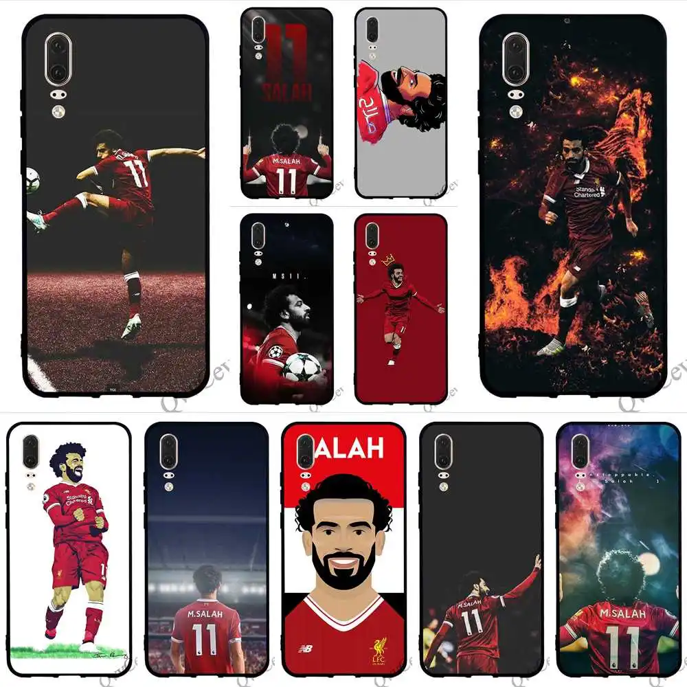 

Protective Mohamed Salah Football Phone Cover for Huawei P10 Lite Case P8 P20 Pro P9 Mini P Smart Mate 10 20 Backshell