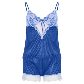 

feitong Women 2pcs Sleepwear Sexy Shorts Pajama Set Ladies Sleepwear female Pajama Party Set pyjamas women #3.5+1