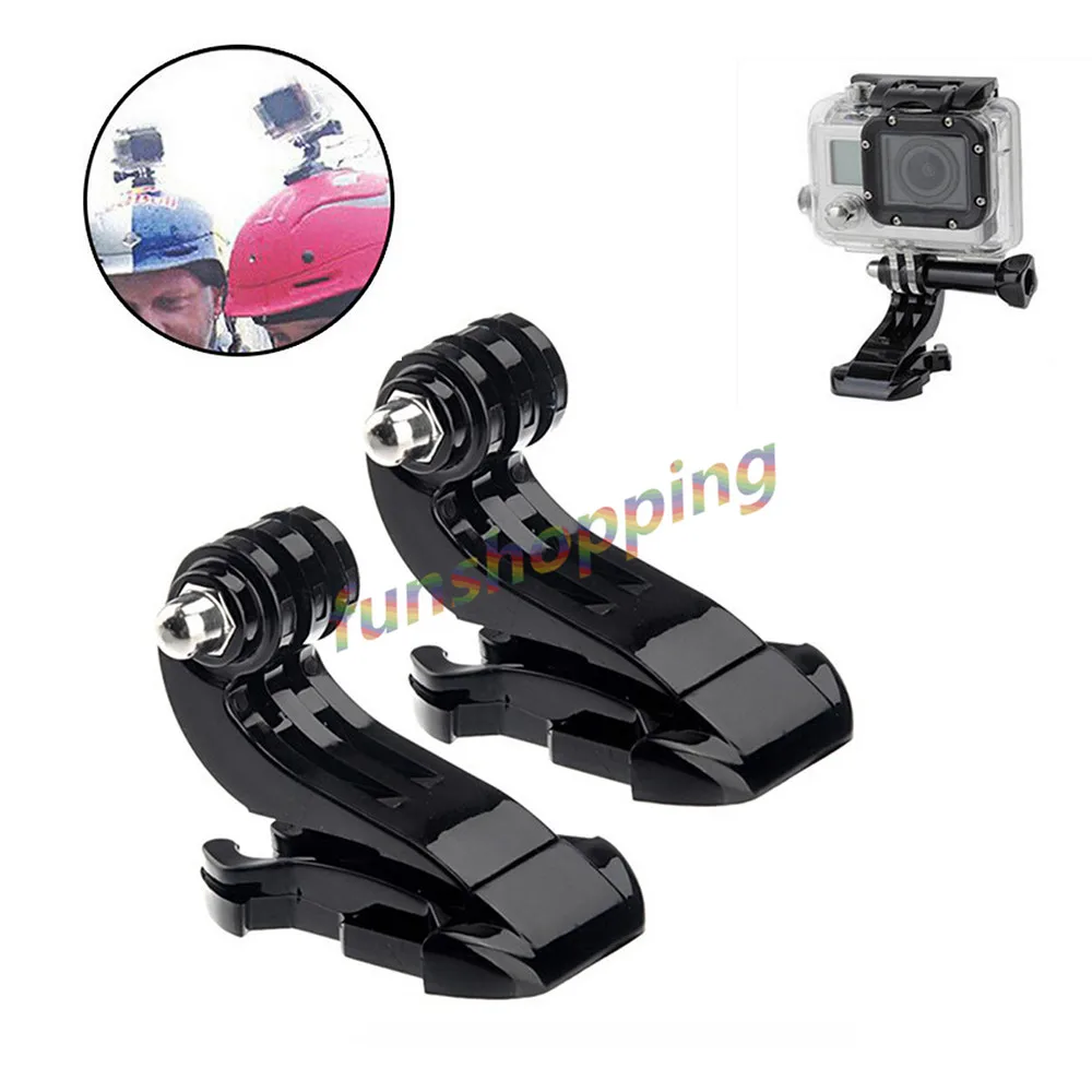 1/2pcs Vertical Surface J-Hook Buckle Mount Adapter for Gopro Go pro HD Hero 6 5 4 3 3+ 2 Edition Xiaomi yi camera Accessories |