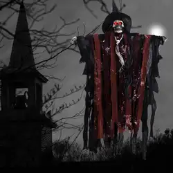 Хэллоуин привидение ведьма ужас висящий кулон контроль звука и сенсорный зонд фестиваль КТВ бар вечерние фестивальные Декорации подарки