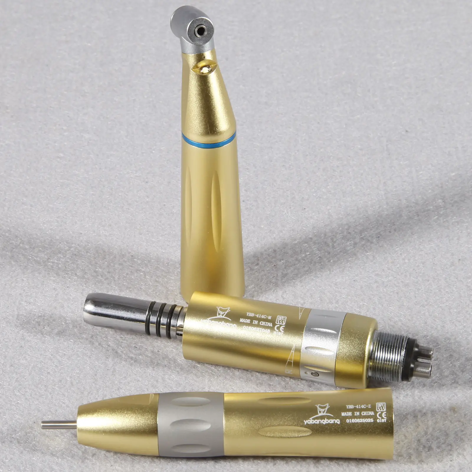 Kavo Стиль стоматологический СВЕТОДИОДНЫЙ комплект для внутренней низкоскоростной наконечника e-генератор 4 отверстия Gold Y