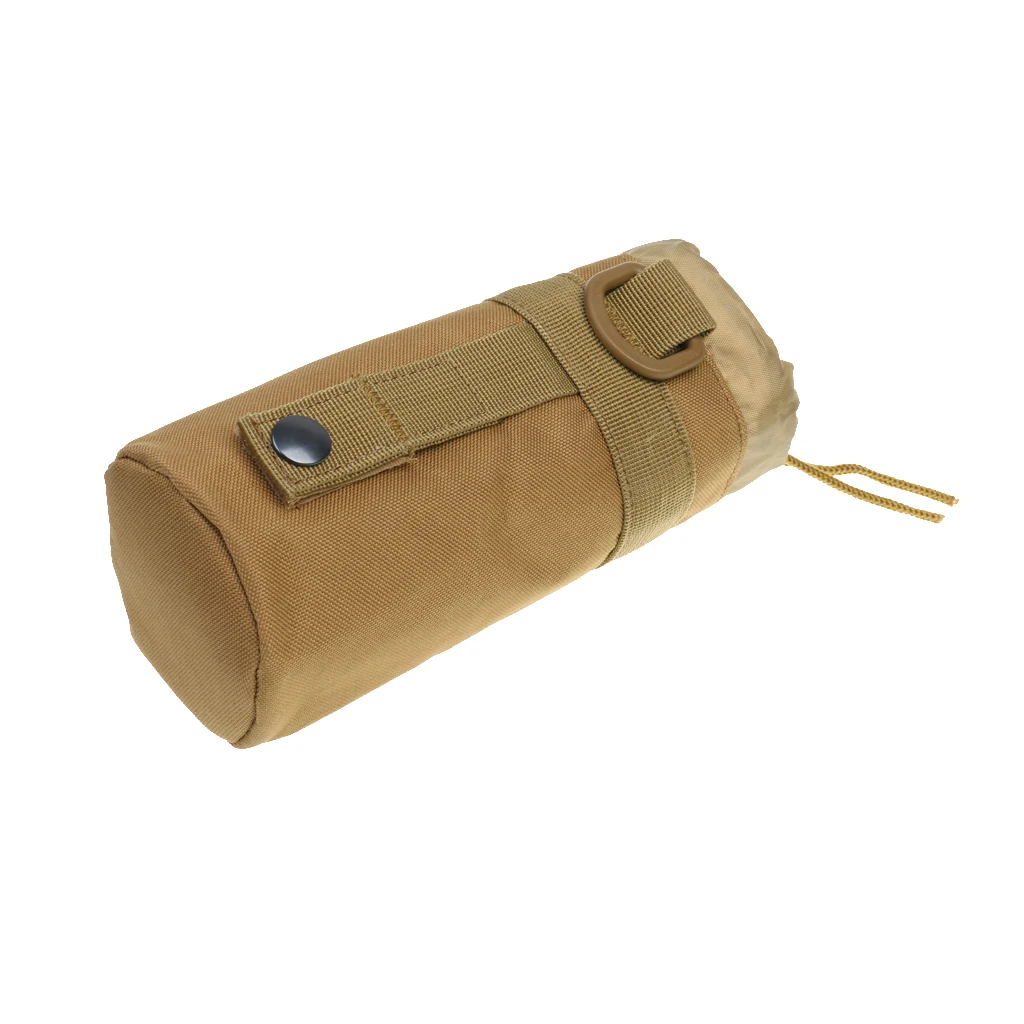 Tactical Military Molle Water Bottle Pouch Drawstring Open Top Travel Water Bottle Bag Hydration Carrier Water Bottle Pouch