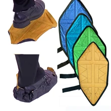 2 шт./пара шаг в носок многоразовые крышка башмака один шаг стороны носок обуви охватывает прочный Портативный автоматический бахилы