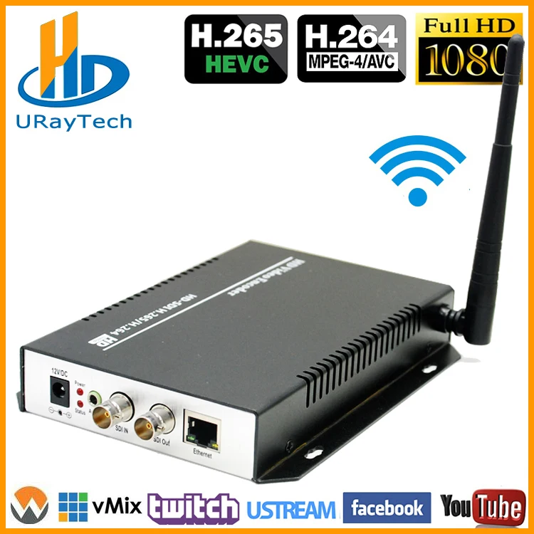 

MPEG-4 H.264 /AVC 3G/ 4G LTE 1080P HD HDMI Video Encoder HDMI Transmitter Live Broadcast Encoder wireless H264 IPTV Encoder WIFI