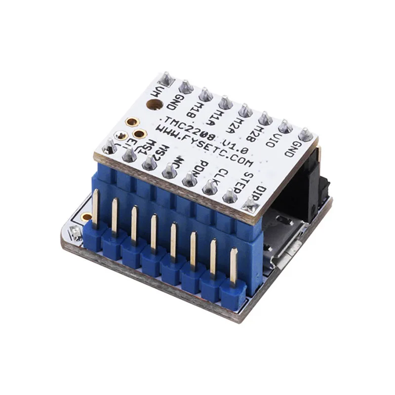 

Newly 3D Printer TMC2208 V1.0 Mute Stepper Driver Tester Module Kit with USB Cable Screwdriver Heat Sink