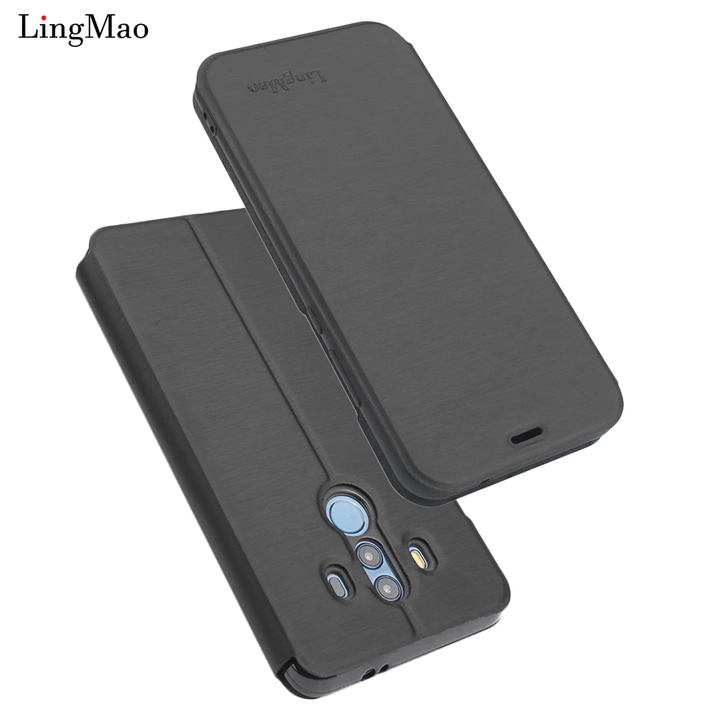 

huawei mate 10 Flip PU Leather Wallet case cover huawei mate 10 lite phone case bag holder For huawey mate 10 Pro TPU case coque