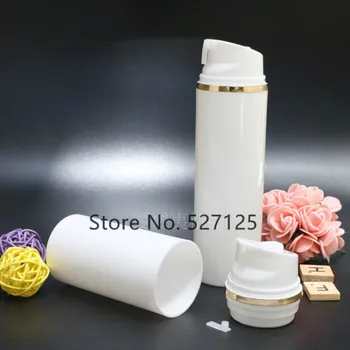 

30ml/50ml/80ml/100ml/120ml/150ml white Portable Pump Travel Airless Bottles,for moisturizer/facial water/lotion/liquid container