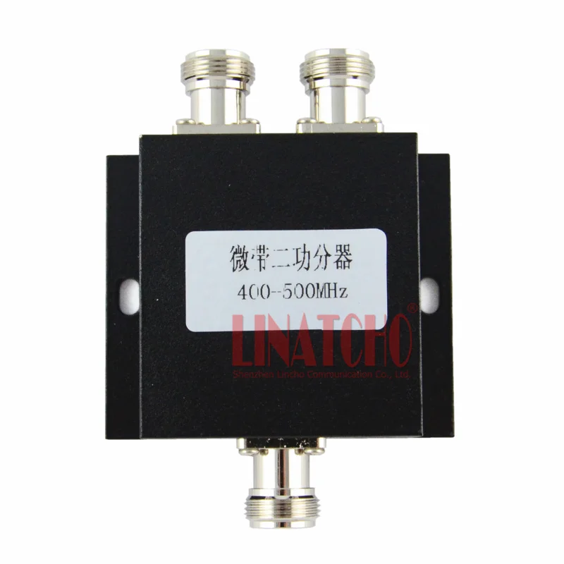 Free shipping 2 Way 450MHz Micro strip Power Splitter 400 500MHz UHF two way radio divider 1