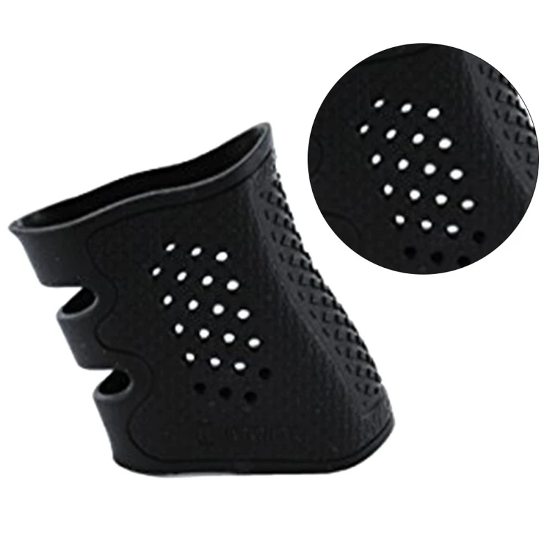 

Outdoor Tactical Pistol Rubber Grip Glove Anti Slip for Most of Glock Handguns Black 17 19 20 21 22 31 32