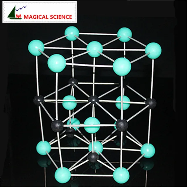 3 Fold Structure Hexagonal ZnS Crystal Structure Model Wurtzite
