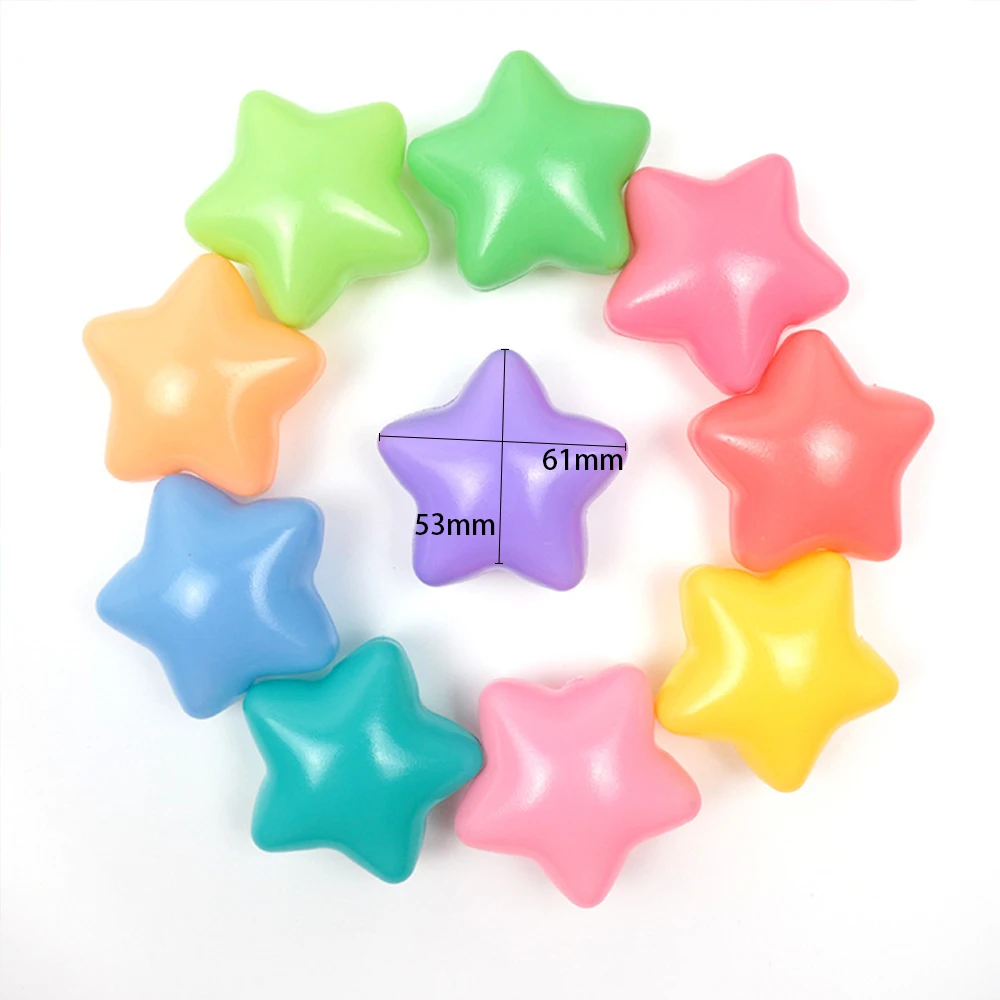 50/100 шт./компл. экологически чистые шарики Love Star пластиковые водяной бассейн