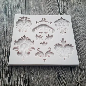 

New Silicone A Variety Of Patterns Lace Mould for Edible Sugarcraft, Embossed Cake, Decor Fondant SQ333