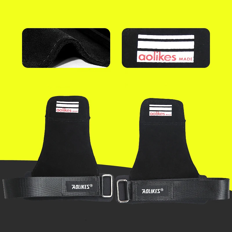 

2Pcs/lot Fitness Pull Up Weightlifting Adjustable Training Grab Belt Gym Silicone Strap Palm Protector Wrist Guards
