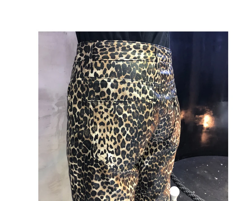 2018 осенние мужские повседневные брюки slim fit Pu кожаные брюки для мужчин брюки мужские золотые slim fit уличная