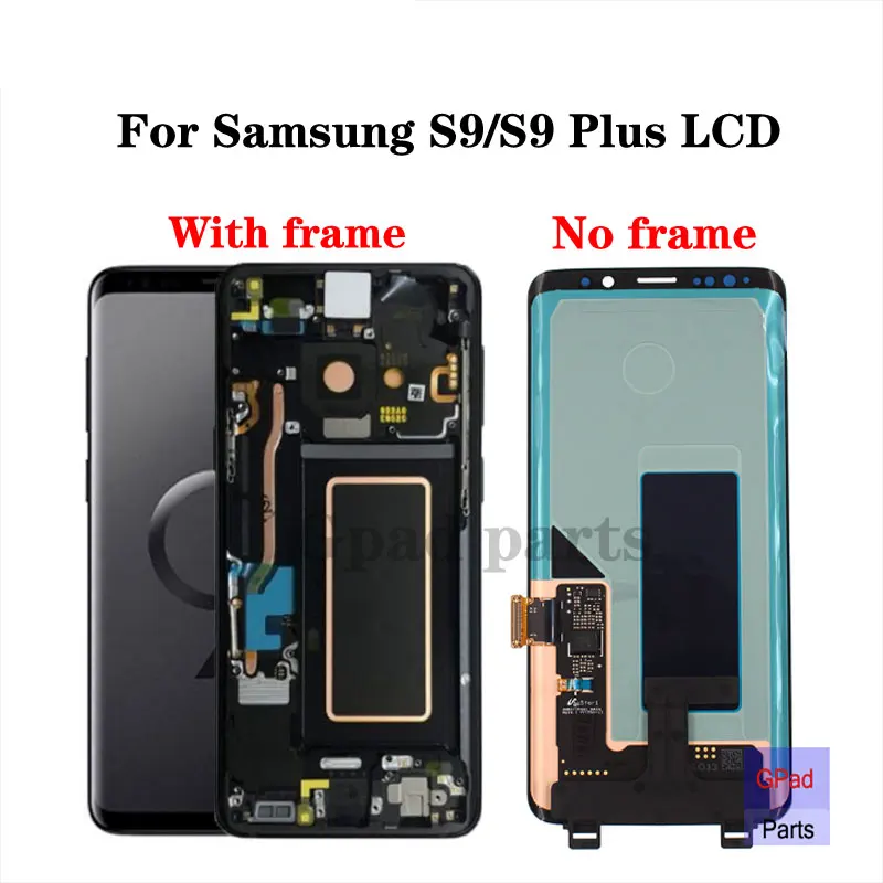

Original AMOLED s9 lcd display For Samsung galaxy s9 plus LCD display G965 Touch screnn Digitizer with frame Assembly