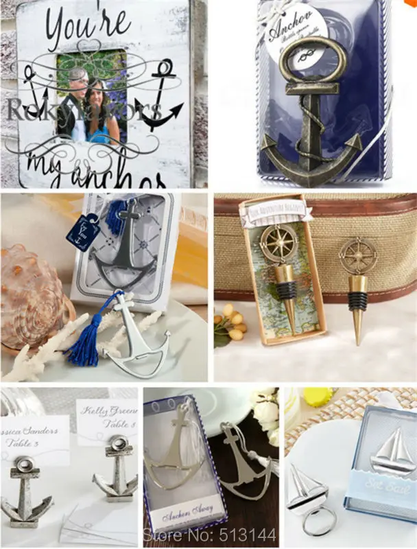 Freies Verschiffen 100 Stucke Nautischen Thema Kompass Wein