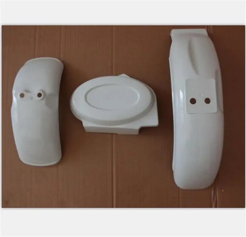

NEW Z50 white plastic front fender & rear fender & Battery cover for moto dirt pit MONKEY bike z 50
