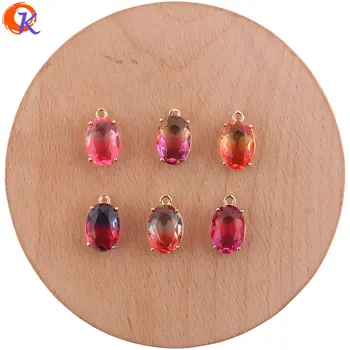 

Cordial Design 30Pcs 10*16MM Jewelry Accessories/Hand Made/Crystal Pendant/Oval Shape/DIY Making/Charms Jewelry/Earring Findings