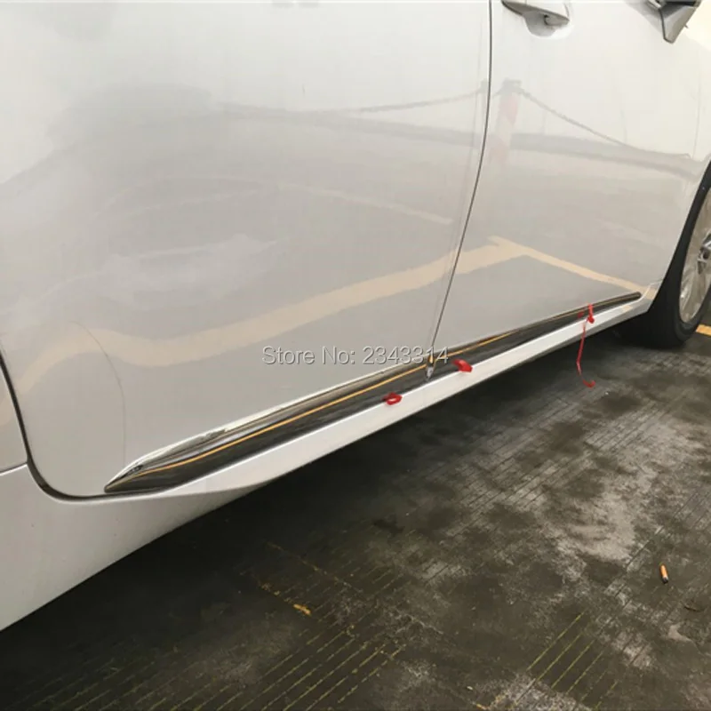Для Lexus ES300 ES300h ES350 ES серия ABS хромированный автомобильный корпус боковая дверь Молдинг Накладка защита двери полосы автомобильные аксессуары