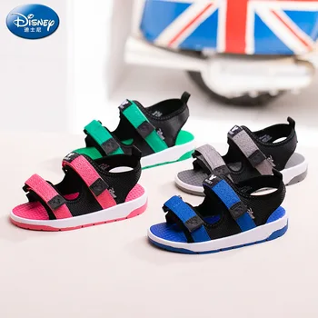 

Disney children's sandals 2019 summer new boys outdoor slip sandals and slippers girls simple parent-child shoes