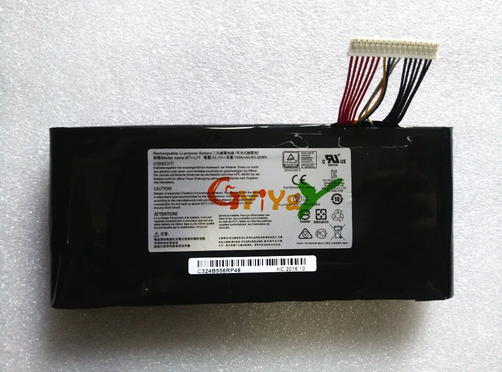 Аккумулятор для MSI GT72 2PE 022CN 2QD 1019XCN 292XCN 2QE 209CN 212CN GT80 BTY L77 WT72|for msi|battery for msimsi battery |