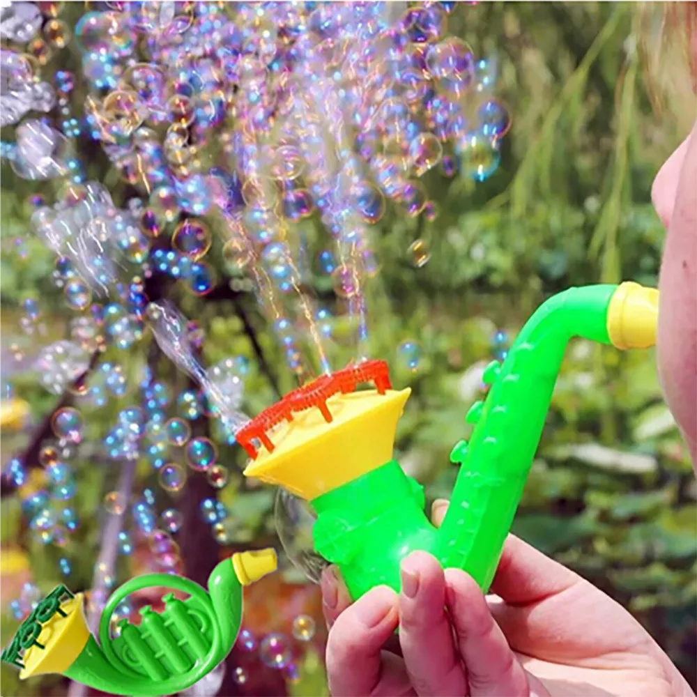 toys for children 1PCS Random Water Blowing Toys Bubble Soap Bubble Blower Outdoor Kids Child Toys Parent-child toy wholesale#H6
