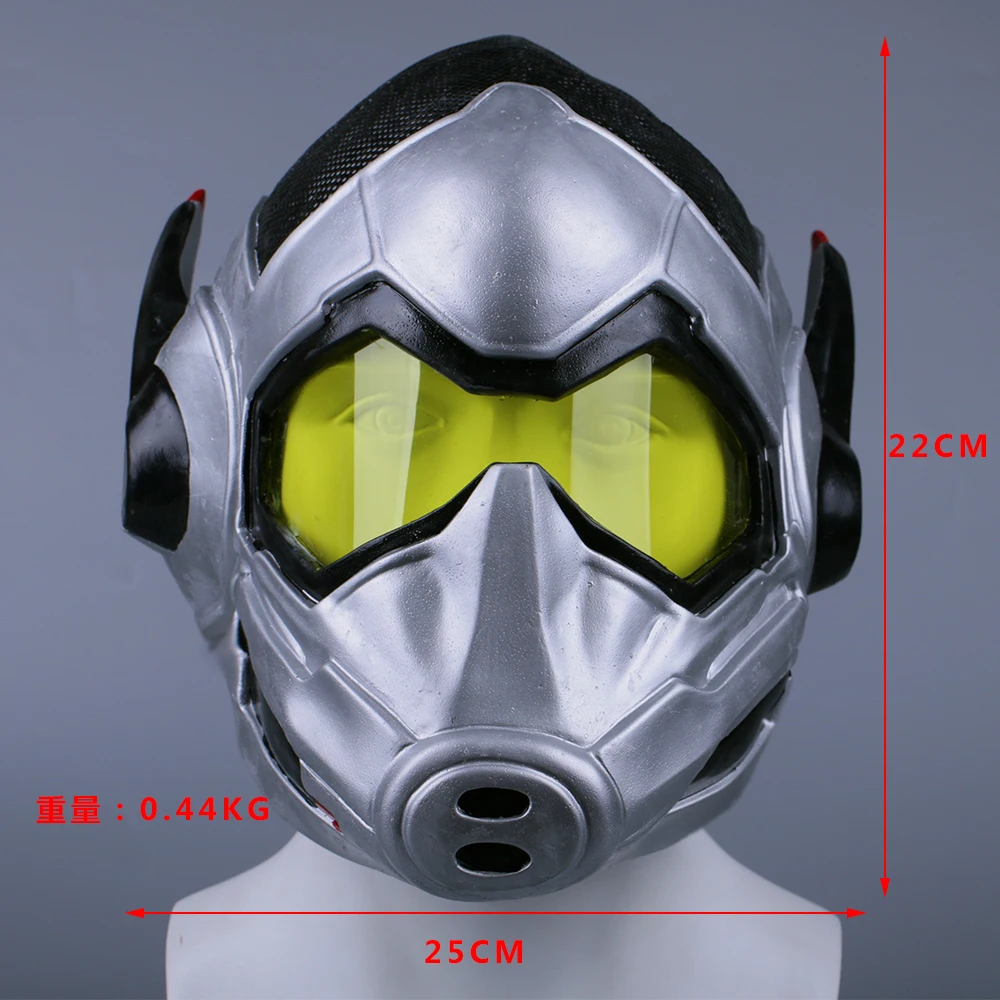 2018 New Movie Antman 2 Ant-Man and the Wasp Mask Cosplay WASP Latex MaskScott Edward Helmets Masks New Halloween Party Props (3)