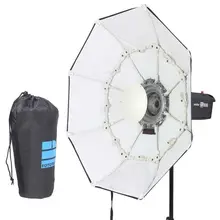 100 cm Branco Portátil Dobrável Beleza Prato Octagon Softbox Bowens Monte para Montar Bowens Godox Flash de Estúdio