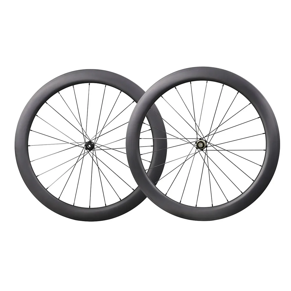 Can 700C карбоновые супер легкие колеса 55 мм clincher tubuless готовые циклокросс Дисковые