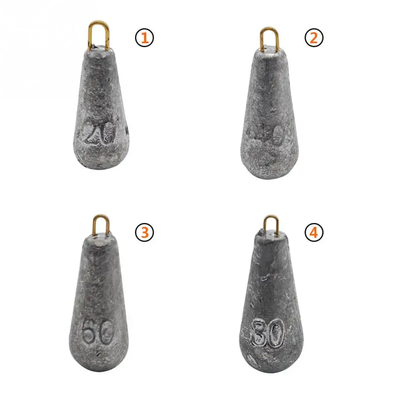 1 pc water drop shape weights lead fishing sinker best Fishing