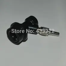 Шаровой замок кег для Домашнего Пива БЫСТРОРАЗЪЕМНАЯ жидкость с 1/" MFL, 1/4" Барб фитинг