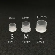 1000 шт Высокое качество Пластиковые Перманентный макияж прозрачные чернила татуировки чашки пигментные колпачки аксессуары для татуировки