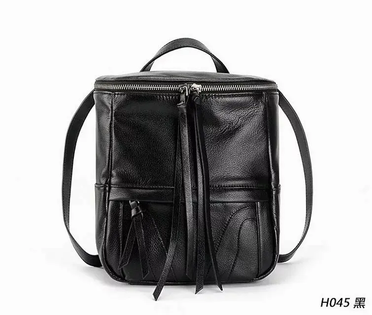 

Women Men Backpack High Quality Leather Mochila Escolar School Bags For Teenagers Girls Top-handle Backpacks Herald Fashion H045