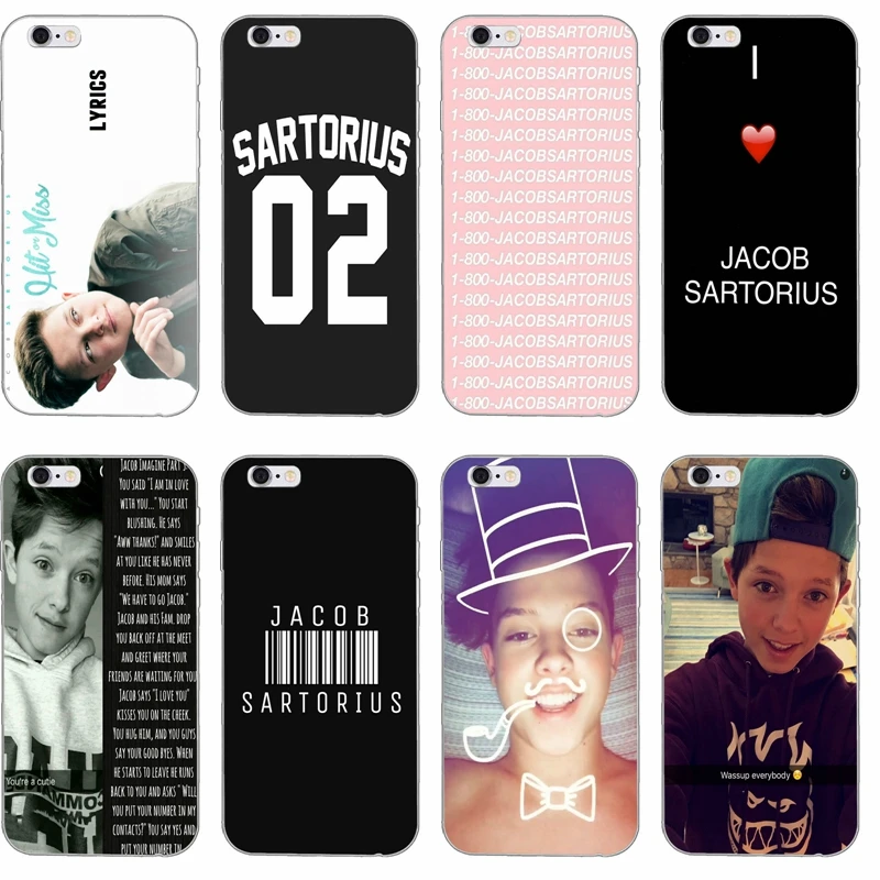 

cute boy Jacob Sartorius Silicone TPU Soft phone case For Apple iPhone 4 4s 5 5s 5c SE 6 6s plus 7 7plus 8 8plus X