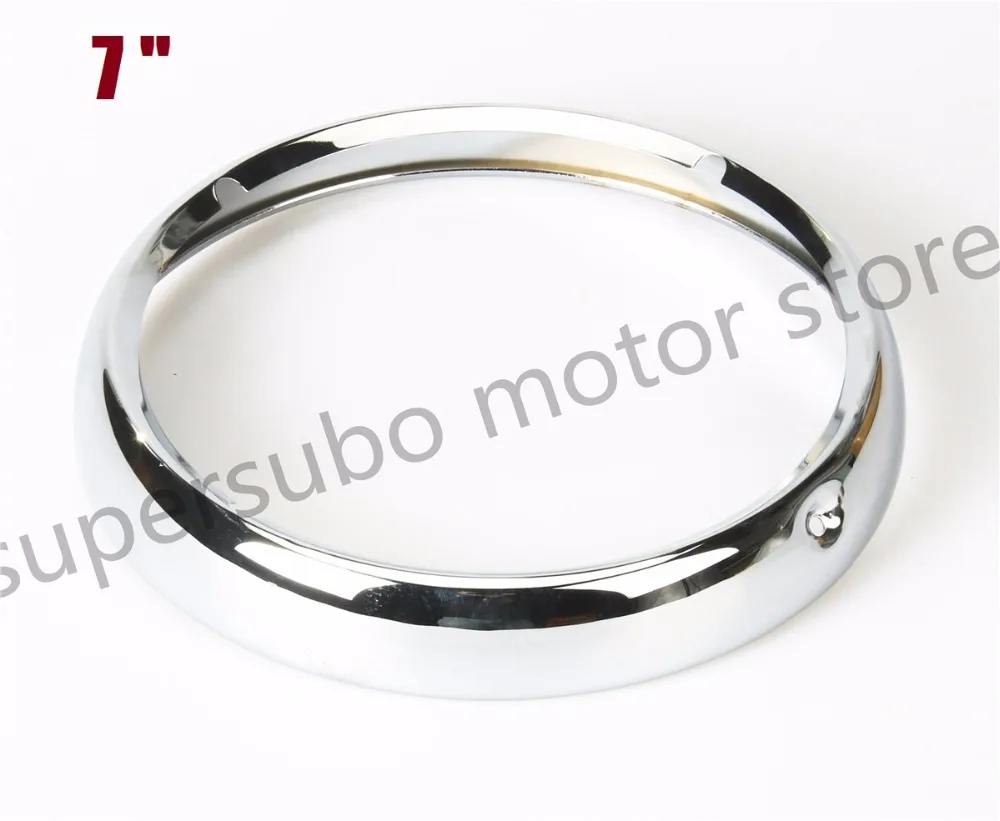 

Motorcycle 7" Headlight Headlamp Trim Ring cover For Harley Road King Electra Glide Street Glide Tri