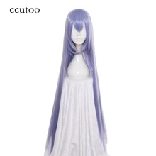 Ccutoo 100 см Akame ga KILL! Esdeath синий прямой синтетический парик для косплея
