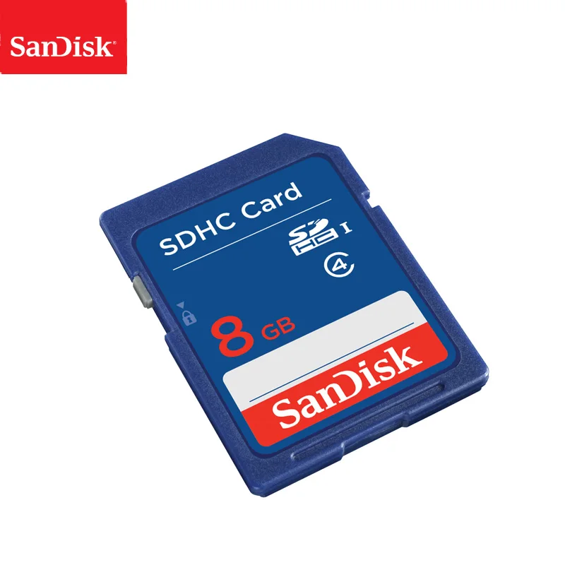 100% оригинальная SD карта SanDisk 8 гб класс 4 SDHC памяти C4 sd для камеры поддержка