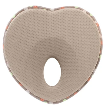 

Memory Foam Baby Pillow Cushion Positioner Sleeping Infant Heart Shape Protection Flat Head Anti Roll Nursing Bedding Toddler