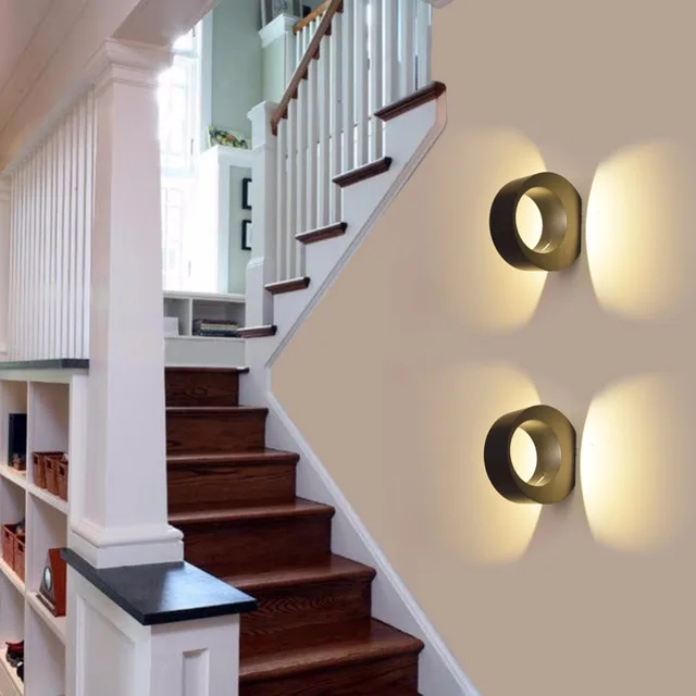 Circle Modern Wall Lights 3w Fashion Lamp Ac Led Sconce Circle Modern Wall Lights 3w Fashion Lamp Ac Led Sconce For Hallway Stairs Luminaria