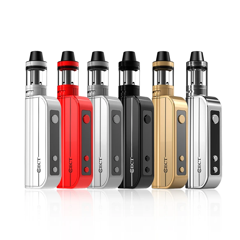 

100% Original ECT Traveler TC80 80W Start Kit 2200mah 80TC mod battery Vape Pen 2ml Atomizer Vaporizer Electronic Cigarette Kit